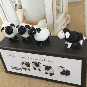 Pier 1 Imports Glass Sheep Set of 4
